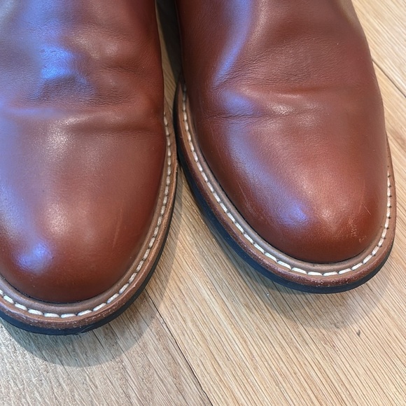 Nisolo Boots Carmen Chelsea Ankle Booties Brown Leather Size 7.5 - Picture 6 of 11